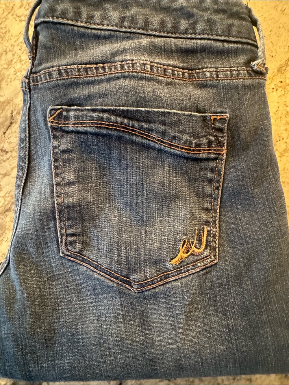 Express Blue Denim Jeans with Contrast Stitching